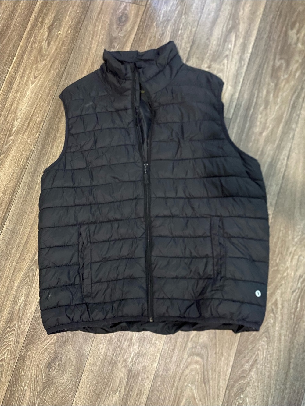 Xersion Black Quilted Puffer Vest